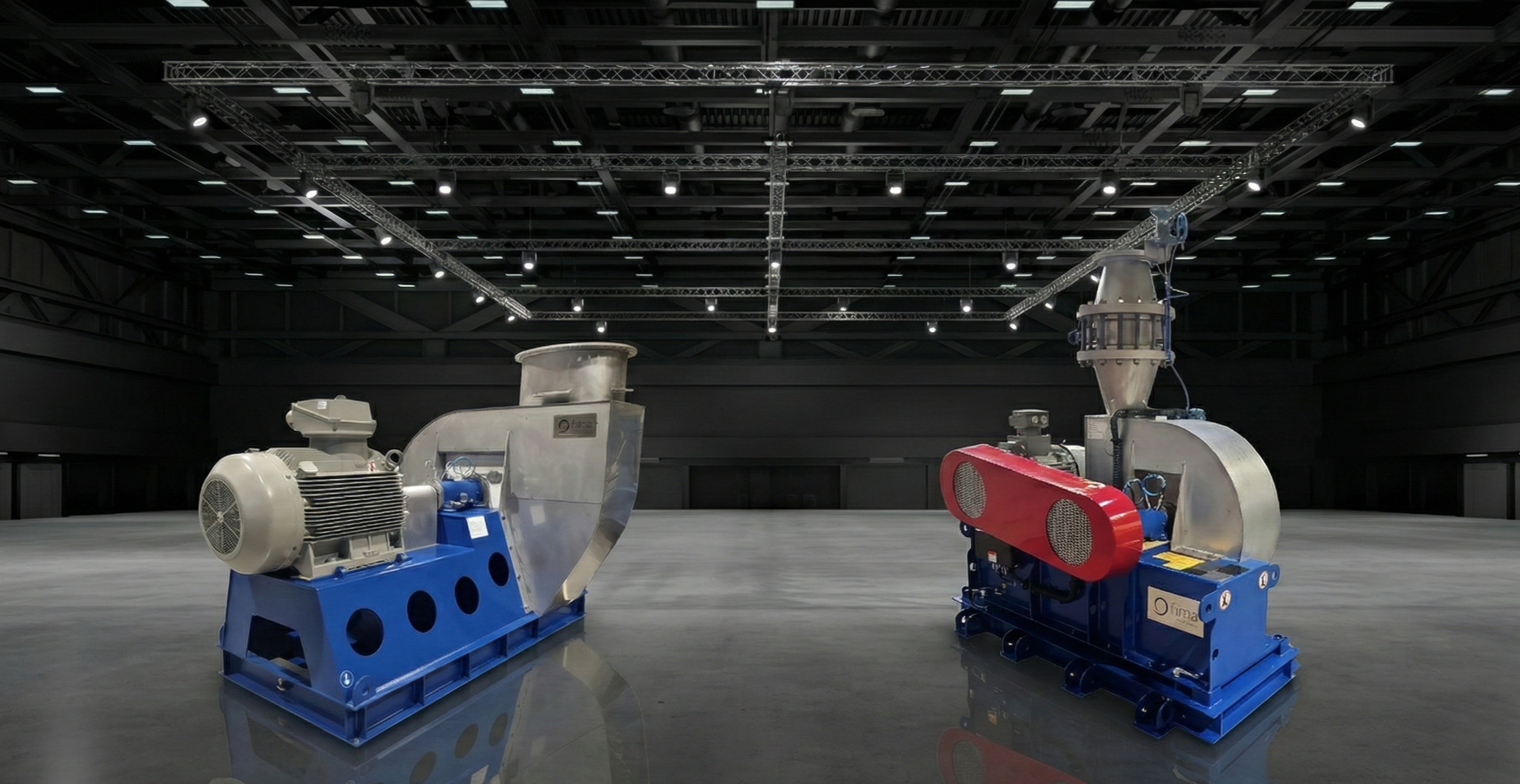 Ventilatoren und Radialverdichtern von FIMA